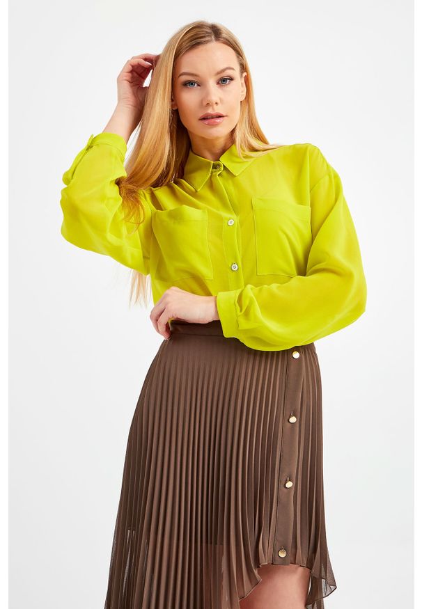 Patrizia Pepe - KOSZULA PATRIZIA PEPE. Okazja: na co dzień. Styl: elegancki, casual