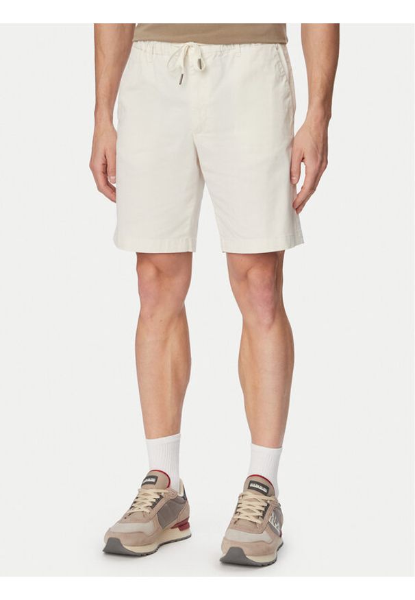 Jack & Jones Szorty materiałowe Jaiden Rocco 12292831 Beżowy Regular Fit. Kolor: beżowy. Materiał: bawełna