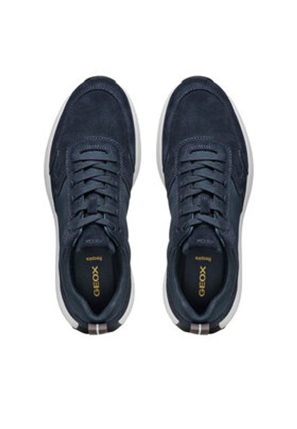 Geox Sneakersy U45GCA 02211 C4064 Granatowy. Kolor: niebieski. Materiał: materiał