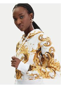 Versace Jeans Couture Bluza 80HAI313 FS196 Biały Regular Fit. Typ kołnierza: kołnierzyk włoski. Kolor: biały. Materiał: bawełna #3