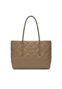 Calvin Klein Torebka Quilted Small Tote LV04F3325G Beżowy. Kolor: beżowy. Materiał: skórzane #5