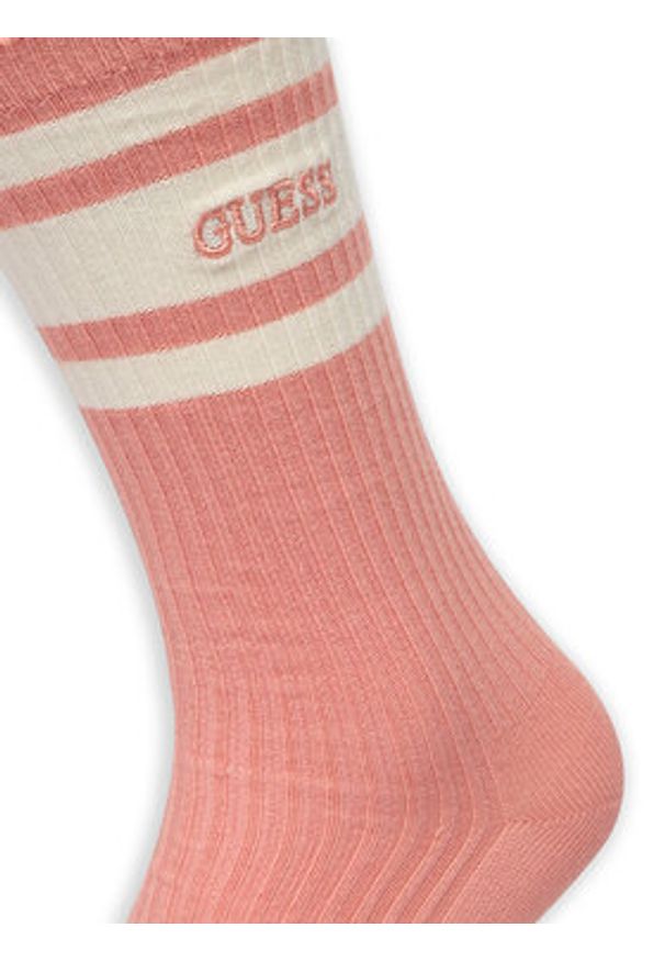 Guess Skarpety długie V5YZ02 Z3O11 Różowy. Kolor: różowy. Materiał: bawełna