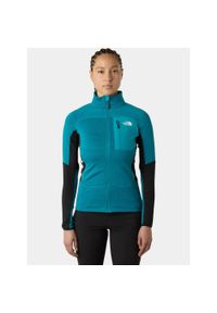 Sweter Damski The North Face W Polartec Powergrid Stormgap. Kolor: niebieski, wielokolorowy, czarny. Materiał: polar. Sport: turystyka piesza #1