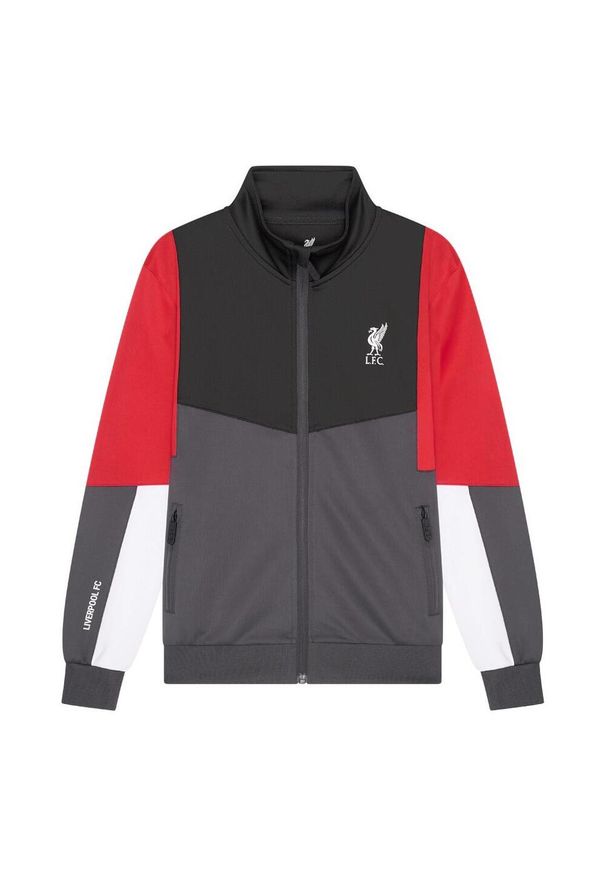 LIVERPOOL FC - Dres piłkarski dla dorosłych Liverpool FC 24/25. Kolor: czarny, czerwony, wielokolorowy. Materiał: dresówka. Sport: piłka nożna