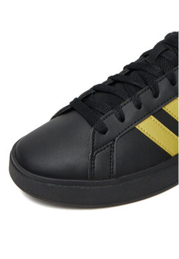 Adidas - adidas Sneakersy GRAND COURT 2.0 JS2490 Czarny. Kolor: czarny. Materiał: materiał