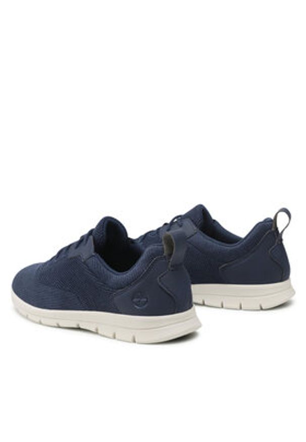 Timberland Sneakersy Graydon Knit Ox Basic TB0A5NAM019 Granatowy. Kolor: niebieski. Materiał: materiał