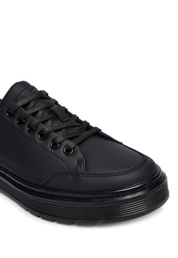 Dr. Martens Półbuty Brookline 6 Eye DM41542001 Czarny. Kolor: czarny. Materiał: skóra