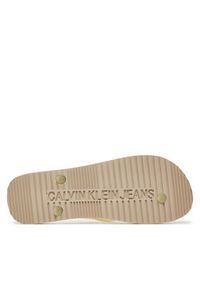 Calvin Klein Jeans Japonki Beach Sandal Monogram Tpu YM0YM00838 Beżowy. Kolor: beżowy