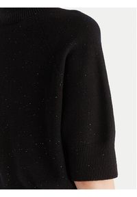 Kontatto Sweter 3M0903C Czarny Regular Fit. Kolor: czarny. Materiał: syntetyk #4