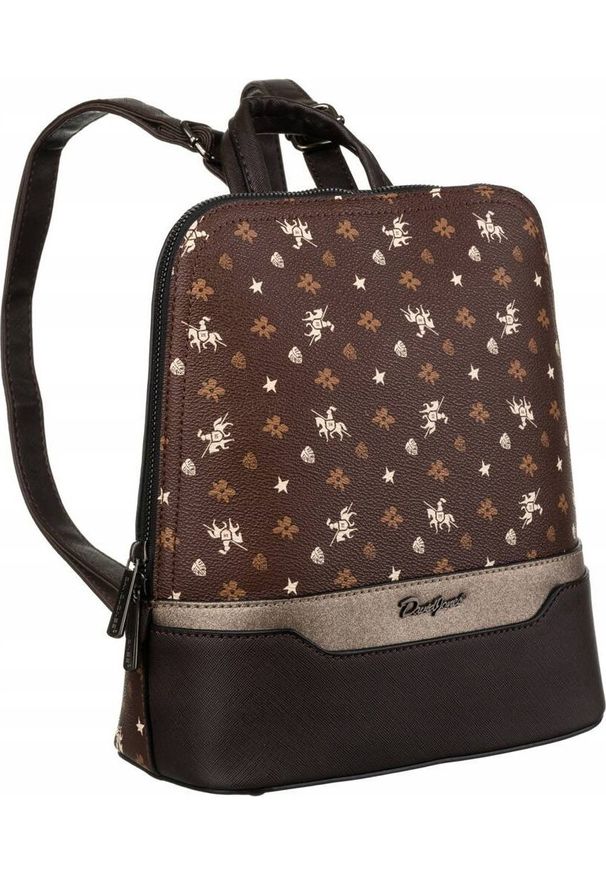 DAVID JONES - David Jones Elegancki plecaczek damski ze skóry ekologicznej - David Jones NoSize. Materiał: skóra ekologiczna. Styl: elegancki