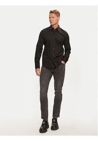 Hugo Jeansy 734 50522140 Czarny Extra Slim Fit. Kolor: czarny