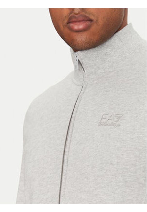 EA7 Emporio Armani Dres 7M000235 AF13512 O8002 Szary Regular Fit. Kolor: szary. Materiał: bawełna