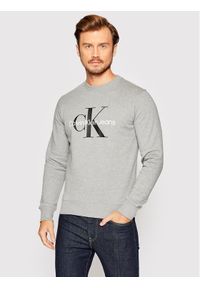 Calvin Klein Jeans Bluza J30J320933 Szary Regular Fit. Kolor: szary. Materiał: bawełna