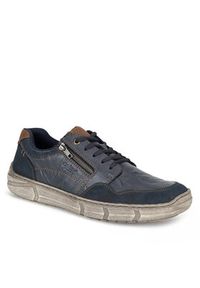 Rieker Sneakersy 04003-16 Granatowy. Kolor: niebieski. Materiał: skóra #6