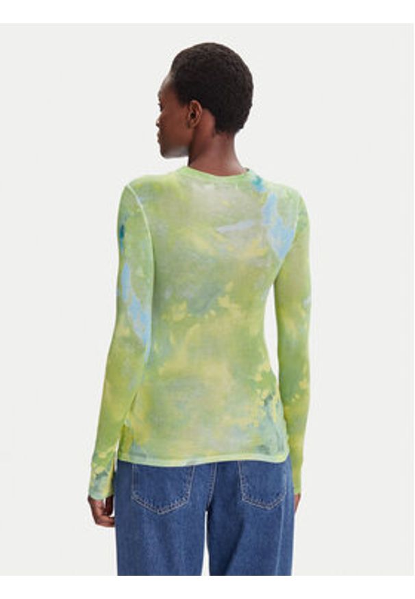 Desigual Golf Calgary 25WWJF37 Zielony Regular Fit. Typ kołnierza: golf. Kolor: zielony. Materiał: wiskoza