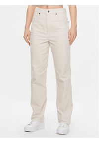 Wrangler Jeansy Mom Stright 112342871 Biały Regular Fit. Kolor: biały