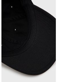 New Balance czapka bawełniana LAH13010BK kolor czarny z nadrukiem. Kolor: czarny. Materiał: bawełna. Wzór: nadruk #3