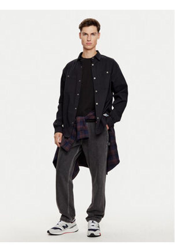 Champion Koszula 220508 Czarny Regular Fit. Kolor: czarny. Materiał: bawełna