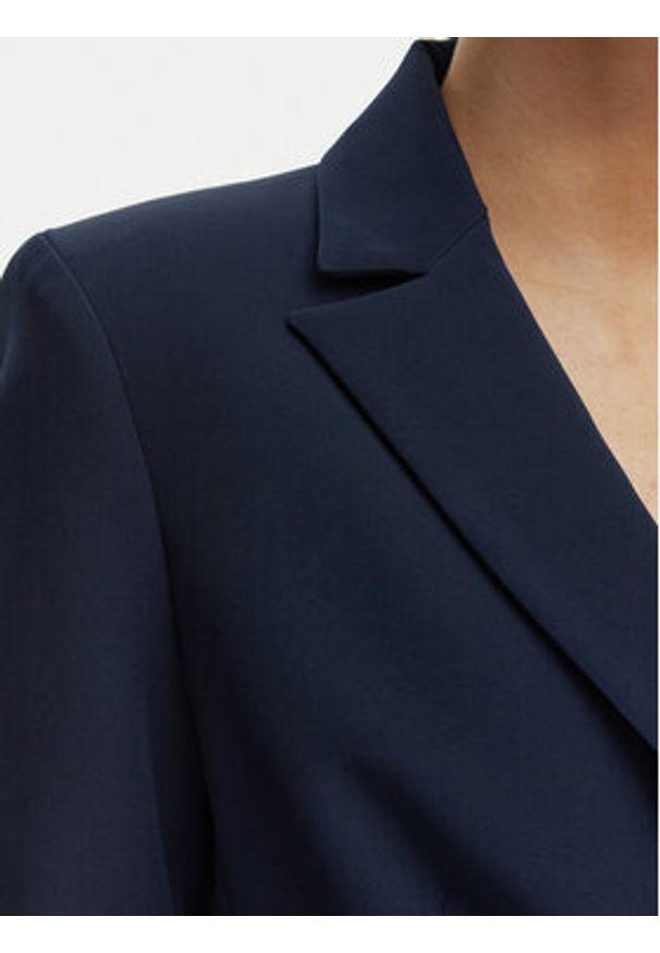 Rinascimento Marynarka CFC0128647003 Granatowy Regular Fit. Kolor: niebieski. Materiał: syntetyk