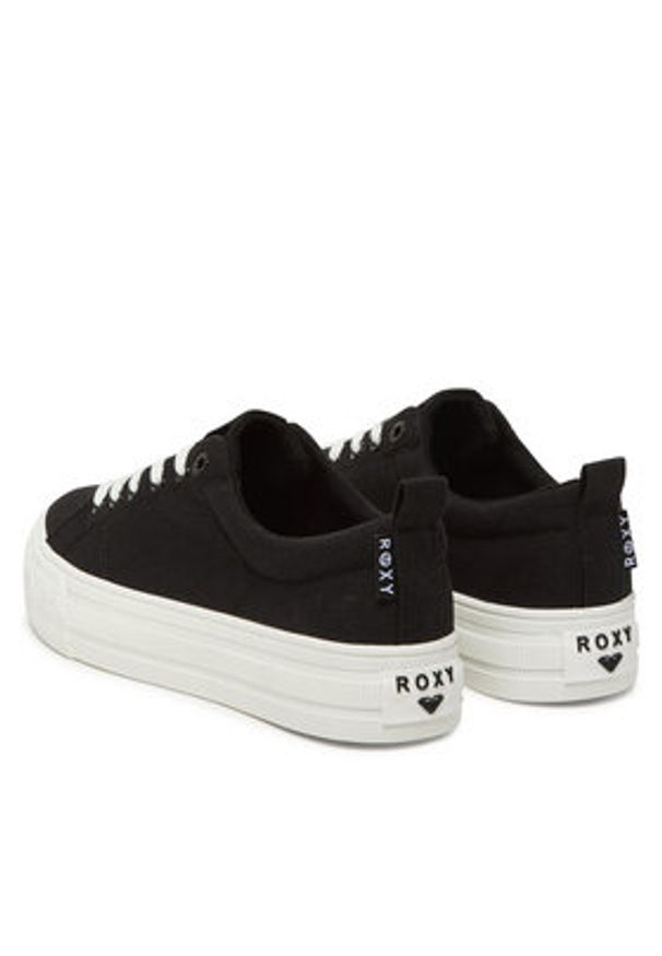 Roxy Tenisówki V12908 Czarny. Kolor: czarny. Materiał: materiał