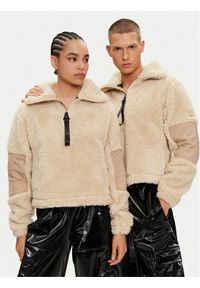 Rains Polar Unisex 18460 Beżowy Regular Fit. Kolor: beżowy. Materiał: syntetyk