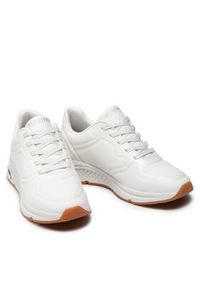 skechers - Skechers Sneakersy Mile Makers 155570/WHT Biały. Kolor: biały. Materiał: skóra