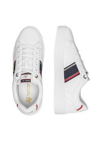 Beverly Hills Polo Club Sneakersy V12-722 Biały. Kolor: biały. Materiał: skóra #3