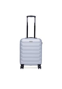 Gino Rossi - GINO ROSSI Walizka kabinowa CEO-GIN-S-003-05-SILVER2 Srebrny. Kolor: srebrny #2