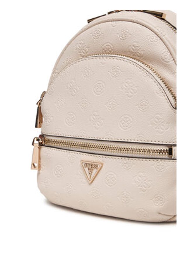 Guess Plecak Manhattan II HWPD71 18320 Écru. Kolor: kremowy. Materiał: skóra
