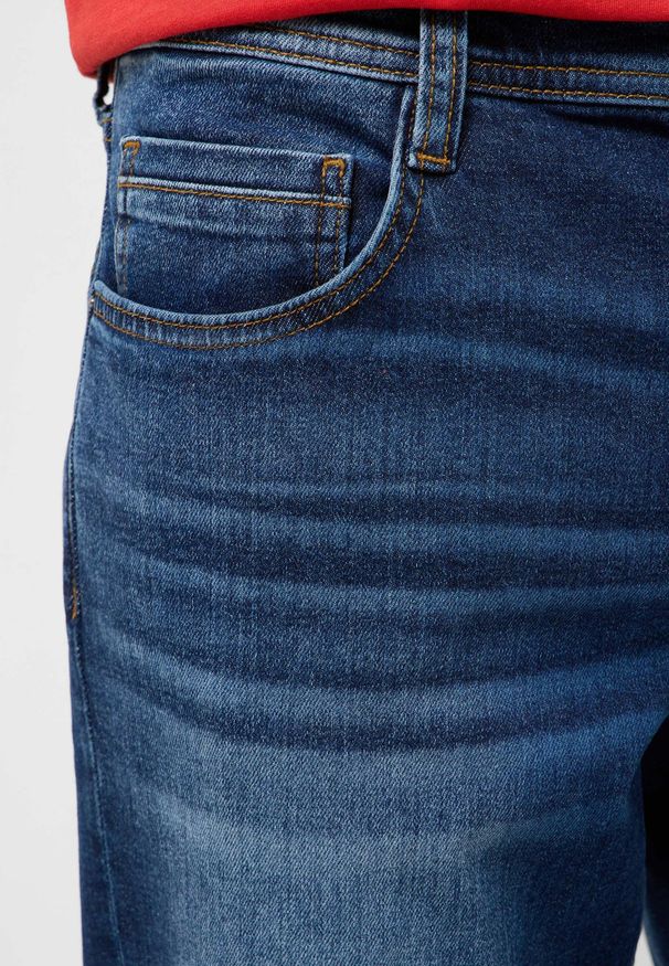 Męskie Spodnie jeansowe Mustang Style Denver Straight Denim Blue 1017444 5000 883