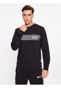 BOSS - Boss Bluza Tracksuit Sweatshirt 50503061 Czarny Regular Fit. Kolor: czarny. Materiał: syntetyk