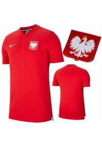 Koszulka Polski Nike Polo Slam Koszulka Kibica. Typ kołnierza: polo. Kolor: czerwony