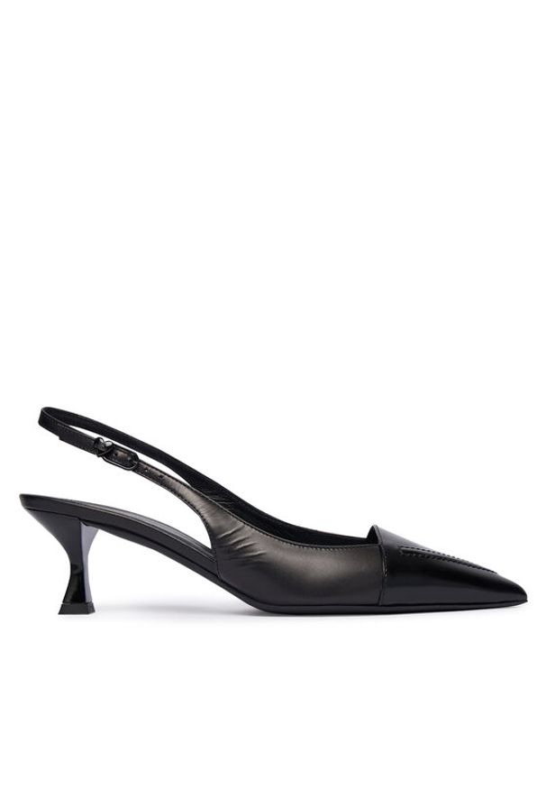 Love Moschino - LOVE MOSCHINO Czółenka JA10525G0NIA400A Czarny. Kolor: czarny. Materiał: skóra