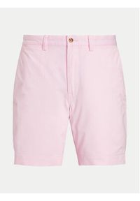Polo Ralph Lauren Szorty materiałowe 710799213010 Różowy Slim Fit. Kolor: różowy. Materiał: bawełna #2