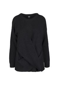 Urban Classics - Bluza damska Urban Classic wrapped. Kolor: czarny. Materiał: polar. Sezon: zima #1