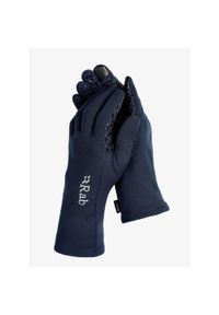 Rękawiczki Rab Power Stretch Contact Grip Glove. Kolor: niebieski. Sport: turystyka piesza
