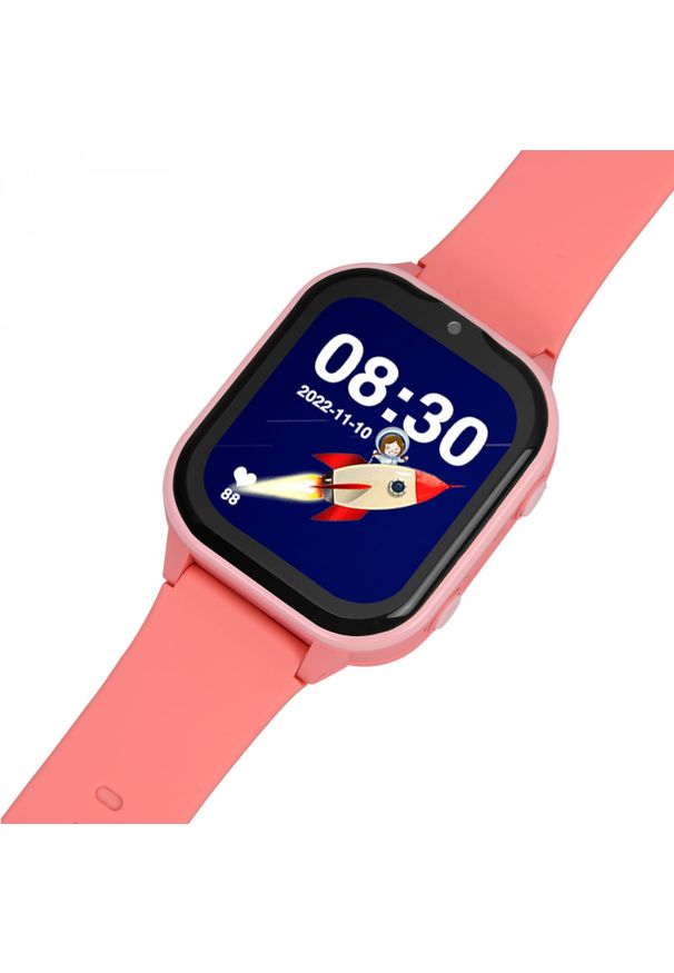 GARETT - Garett Kids Sun Ultra 4G różowy. Rodzaj zegarka: smartwatch. Kolor: różowy
