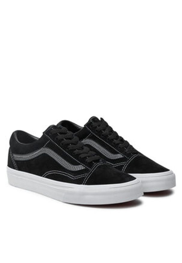 Vans Tenisówki Old Skool VN0A2Z42BLK1 Czarny. Kolor: czarny. Materiał: zamsz, skóra
