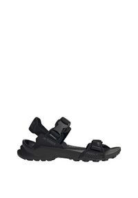 Adidas - Sandały Terrex Hydroterra. Kolor: czarny, szary, wielokolorowy. Materiał: materiał. Sport: turystyka piesza