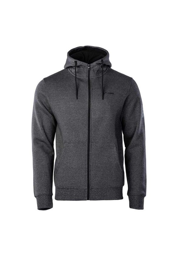 Elbrus - Bluza Rozpinana Męska Chiano. Kolor: czarny, szary, wielokolorowy. Styl: sportowy