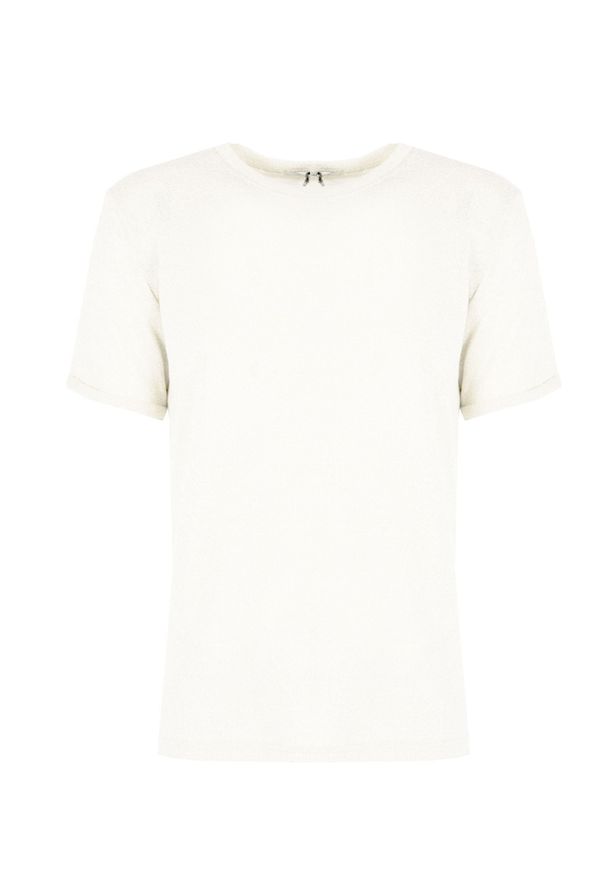 Xagon Man T-Shirt | P23 082 JX 2364 | Mężczyzna | Kremowy. Okazja: na co dzień. Kolor: kremowy. Materiał: bawełna, akryl. Styl: casual