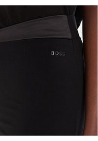 BOSS Spodnie dresowe Sheen 50545593 Czarny Regular Fit. Kolor: czarny. Materiał: dresówka #3