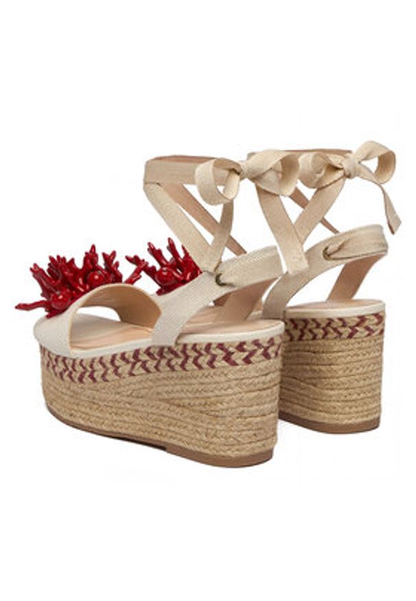 Liu Jo Espadryle Bali 02 SA6085 T6948 Kremowy. Kolor: kremowy. Materiał: materiał