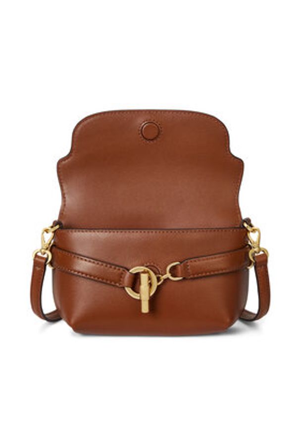 Lauren Ralph Lauren - LAUREN RALPH LAUREN Torebka 431P04297002 Brązowy. Kolor: brązowy. Materiał: skórzane