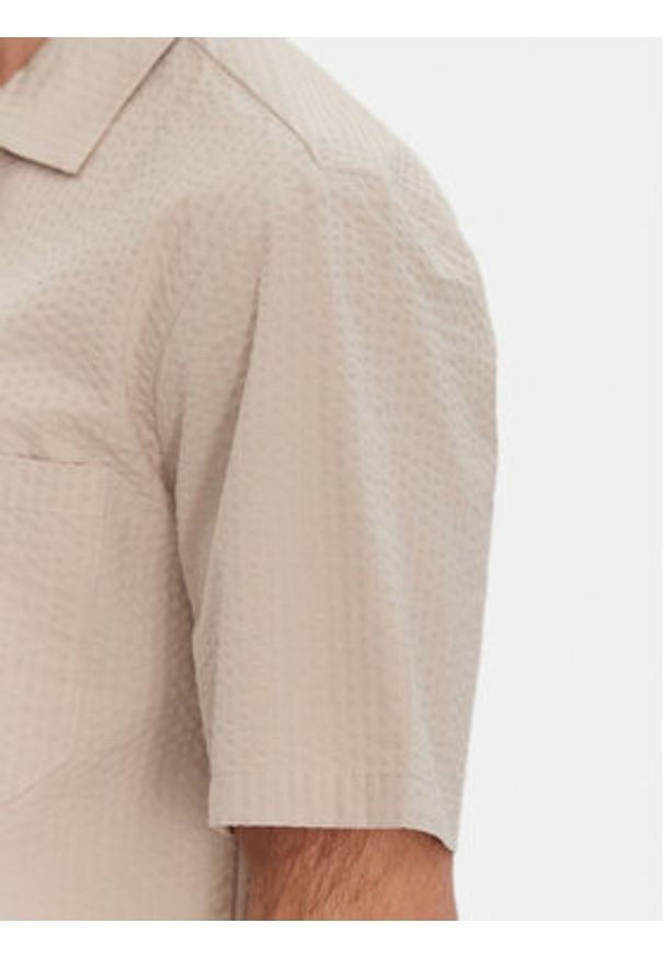 Only & Sons Koszula Eye Resort 22030342 Beżowy Relaxed Fit. Kolor: beżowy. Materiał: bawełna