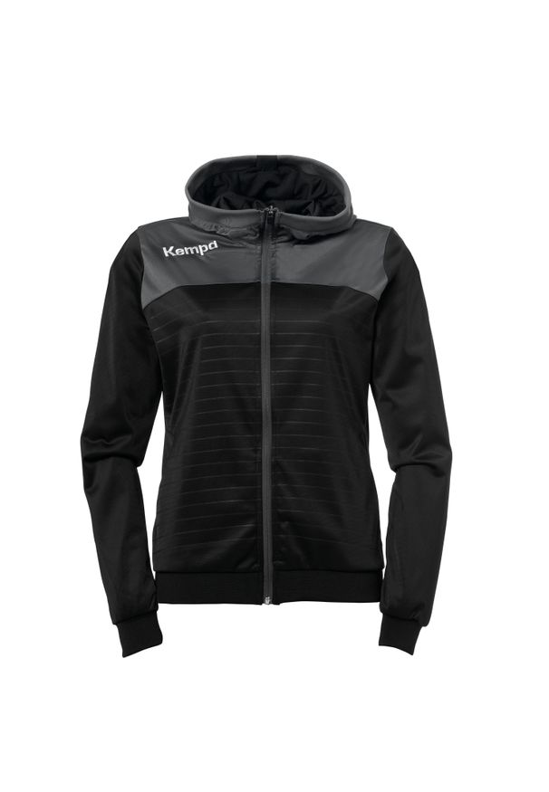 KEMPA - Kurtka z kapturem Kempa Femme Emotion 2.0. Typ kołnierza: kaptur. Kolor: zielony. Sport: piłka ręczna