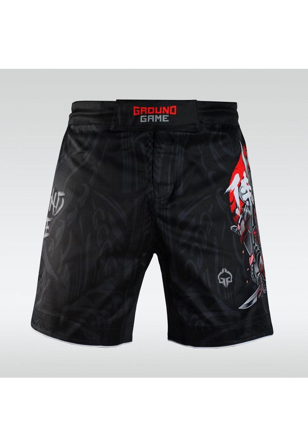 GROUND GAME - Spodenki do MMA męskie Ground Game SAMURAI 2.0. Kolor: wielokolorowy