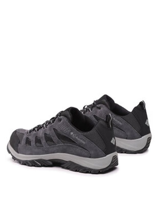 columbia - Columbia Trekkingi Crestwood BM4595 Szary. Kolor: szary. Materiał: skóra, zamsz. Sport: turystyka piesza