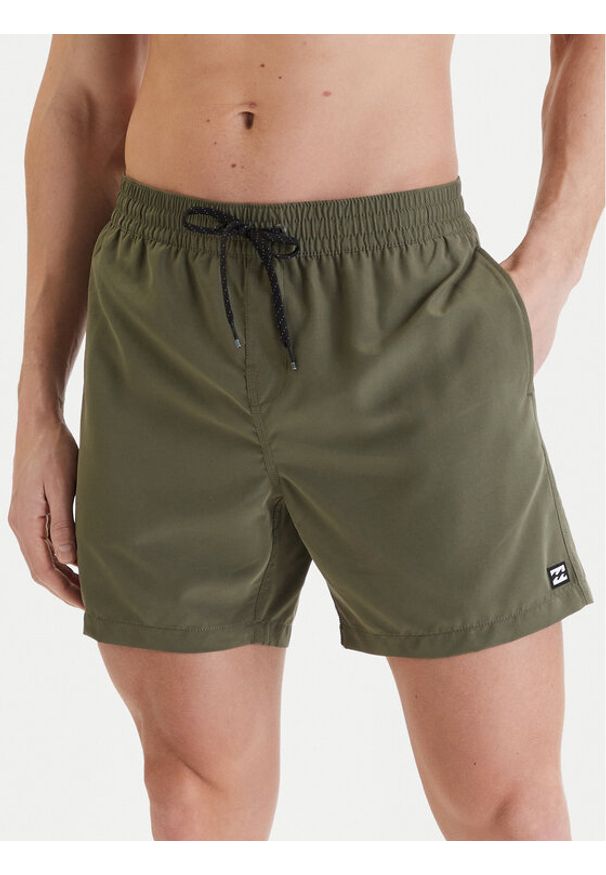 Billabong Szorty kąpielowe All Day EBYJV00134 Zielony Regular Fit. Kolor: zielony. Materiał: syntetyk