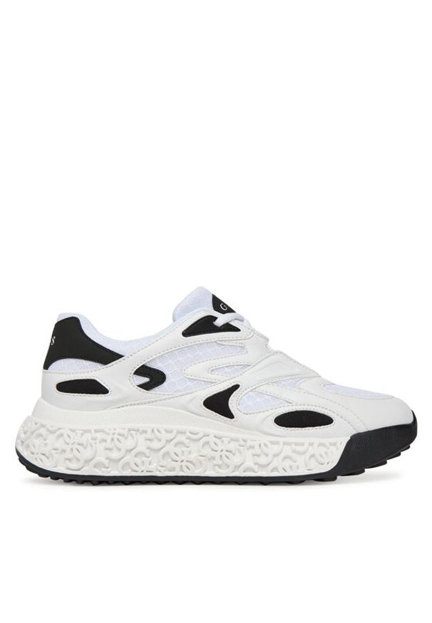 Guess Sneakersy FLTSWA LEA12 Biały. Kolor: biały. Materiał: skóra